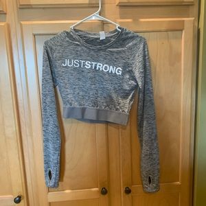 Just strong crop top